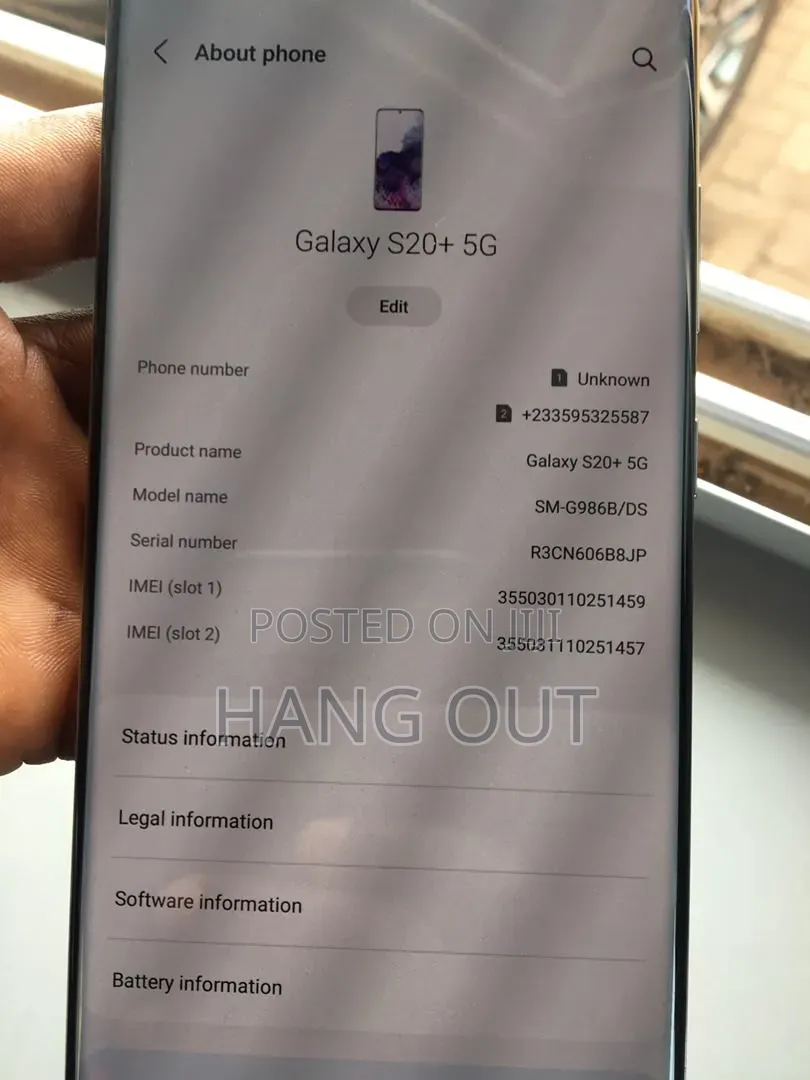 Samsung Galaxy S20+ 128 GB Gray
