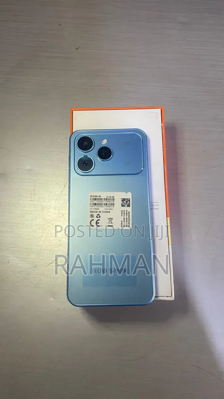 New Tecno Spark 40 128 GB Blue