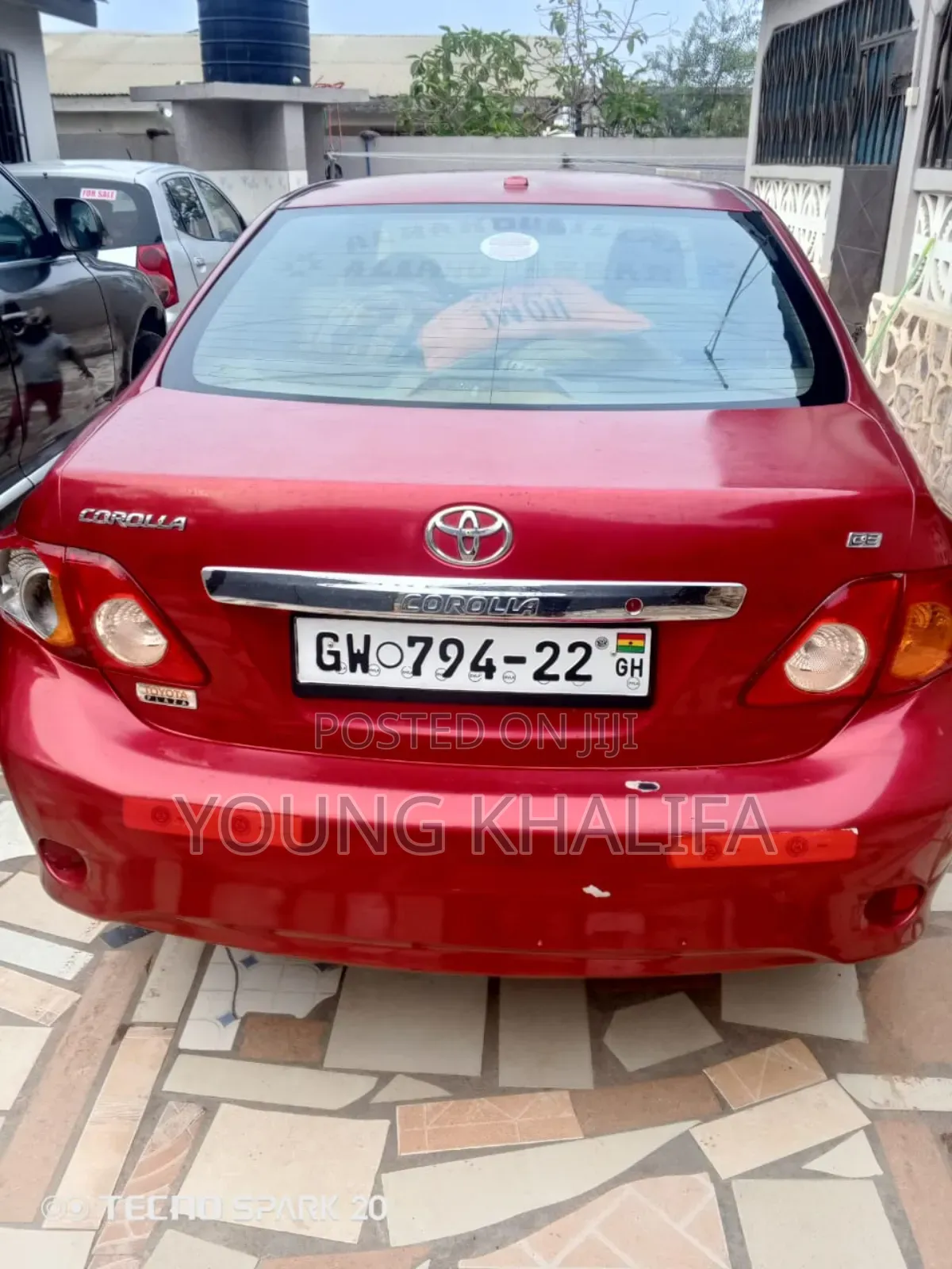 Toyota Corolla 2009 Red