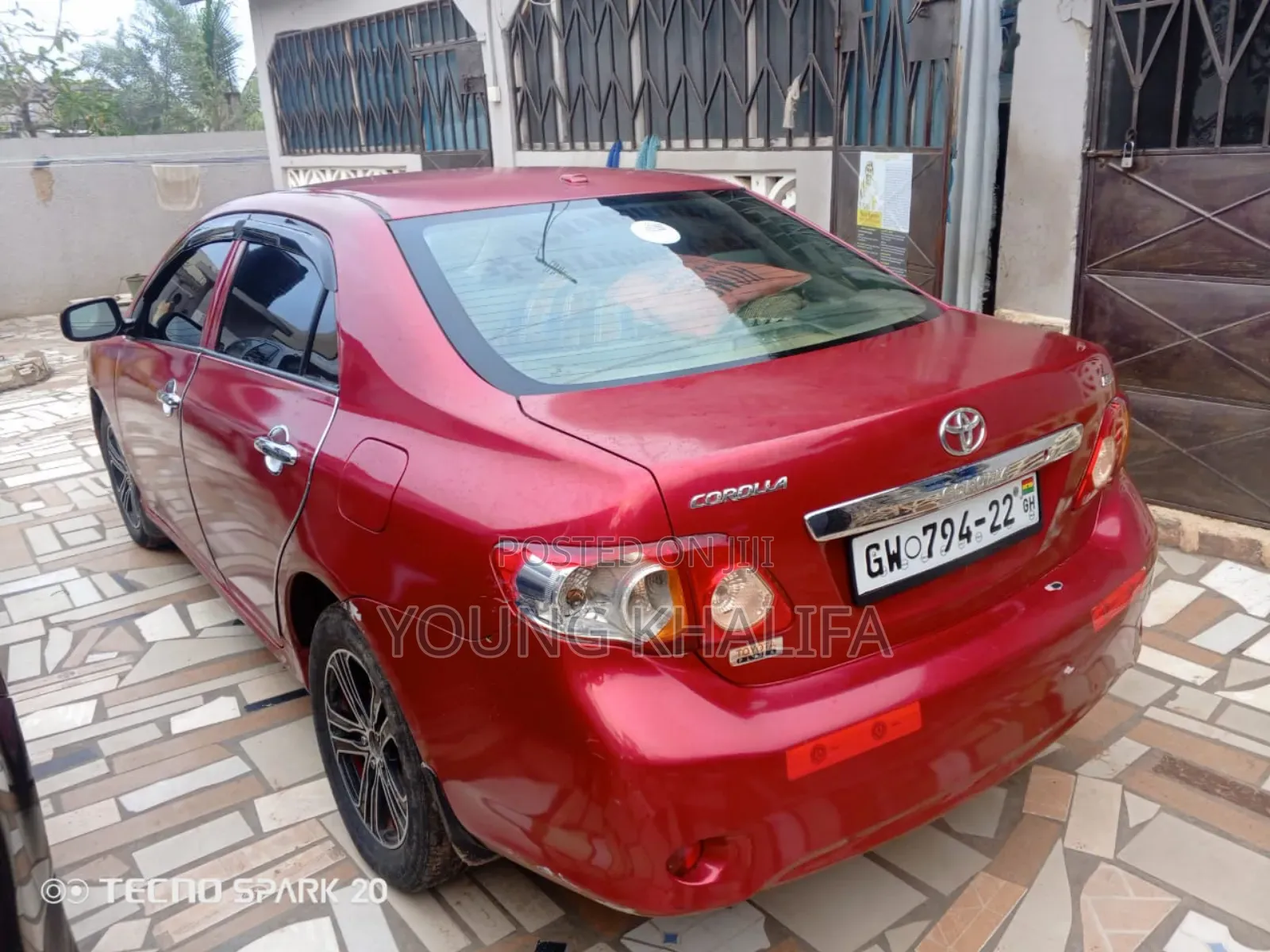 Toyota Corolla 2009 Red