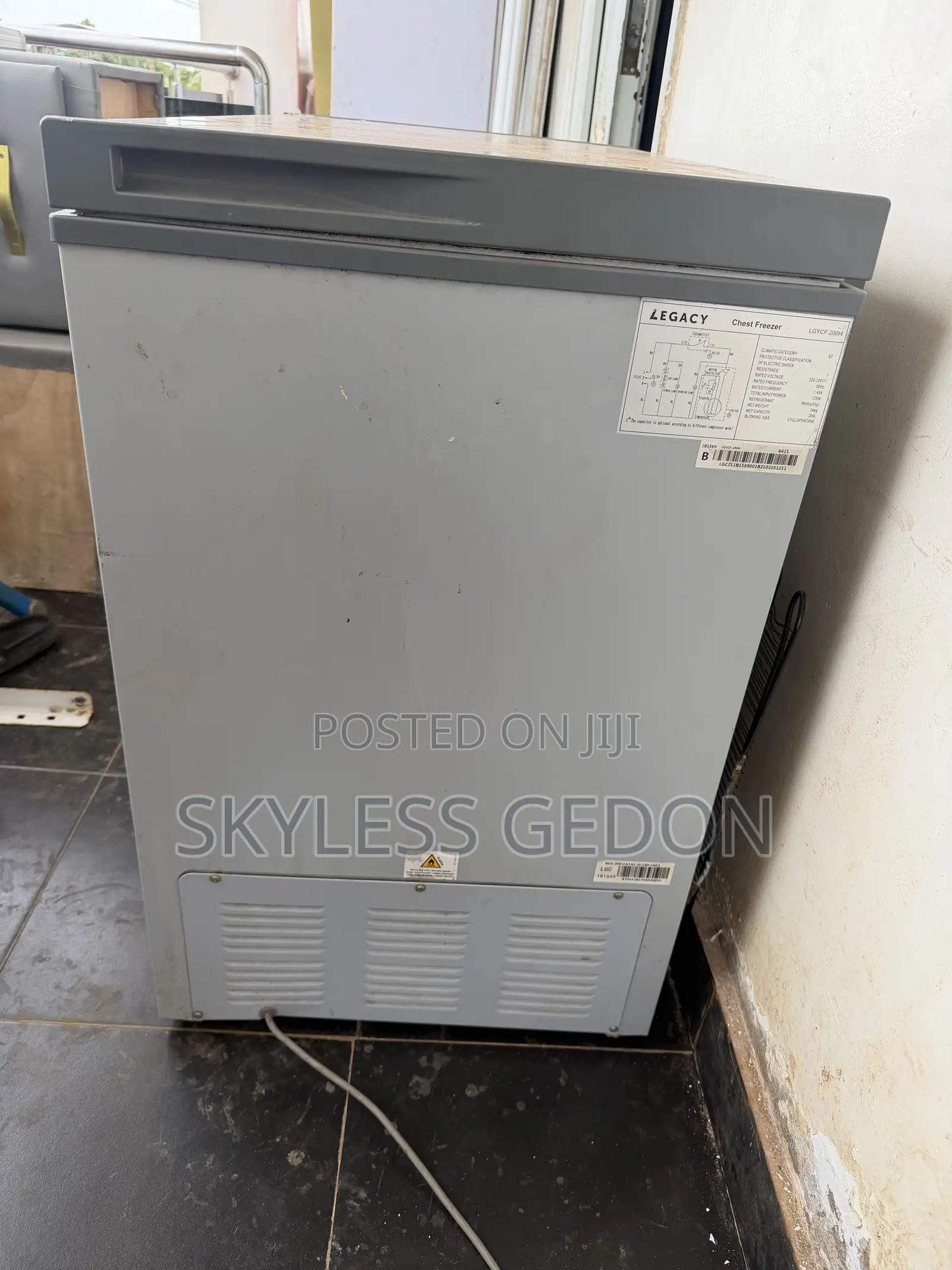 Legacy Deep Freezer 200L Is in Good Condition Available as Seen