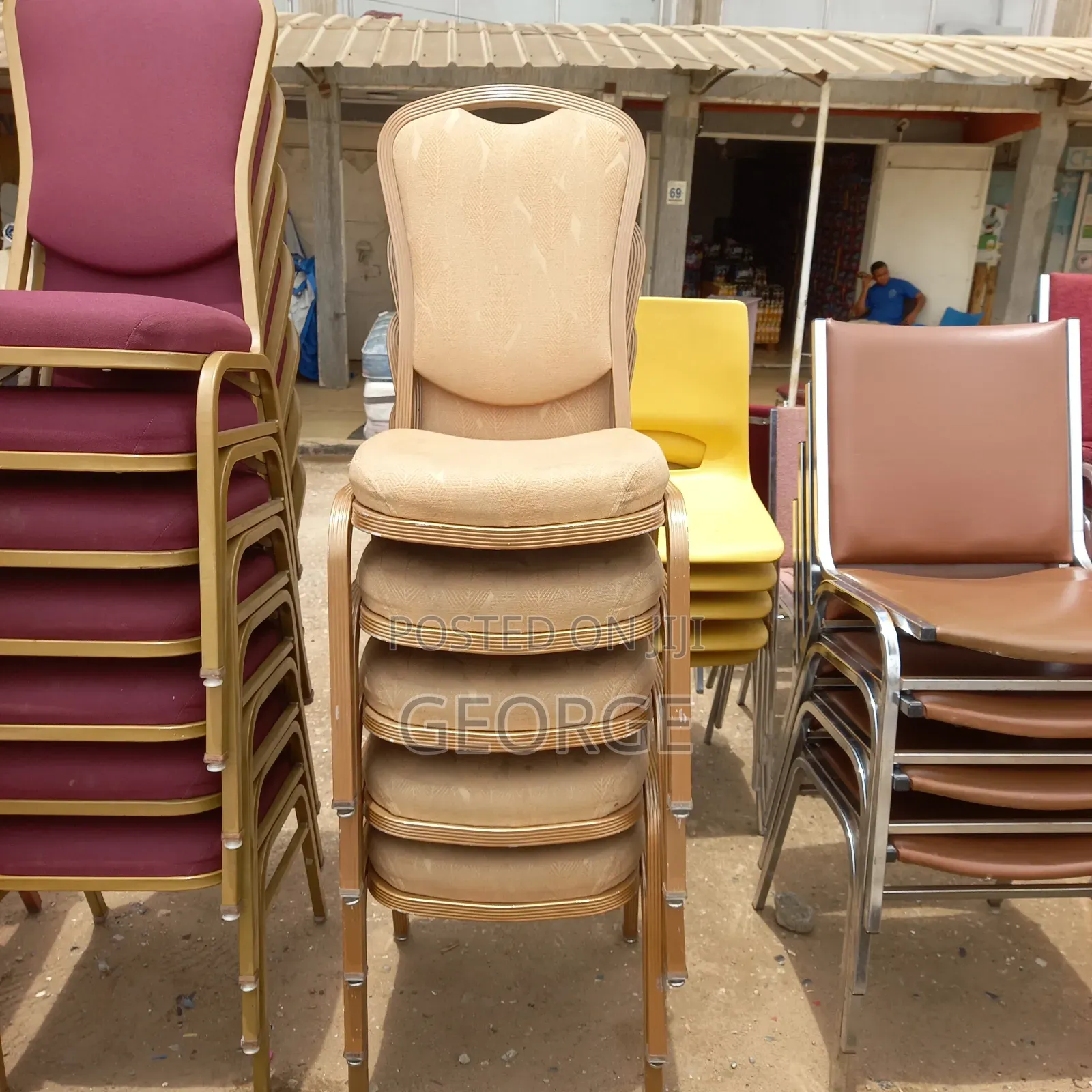 Foreign Used Stackable Chairs
