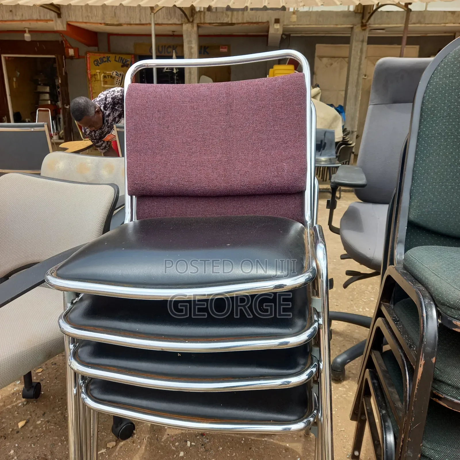 Foreign Used Stackable Chairs