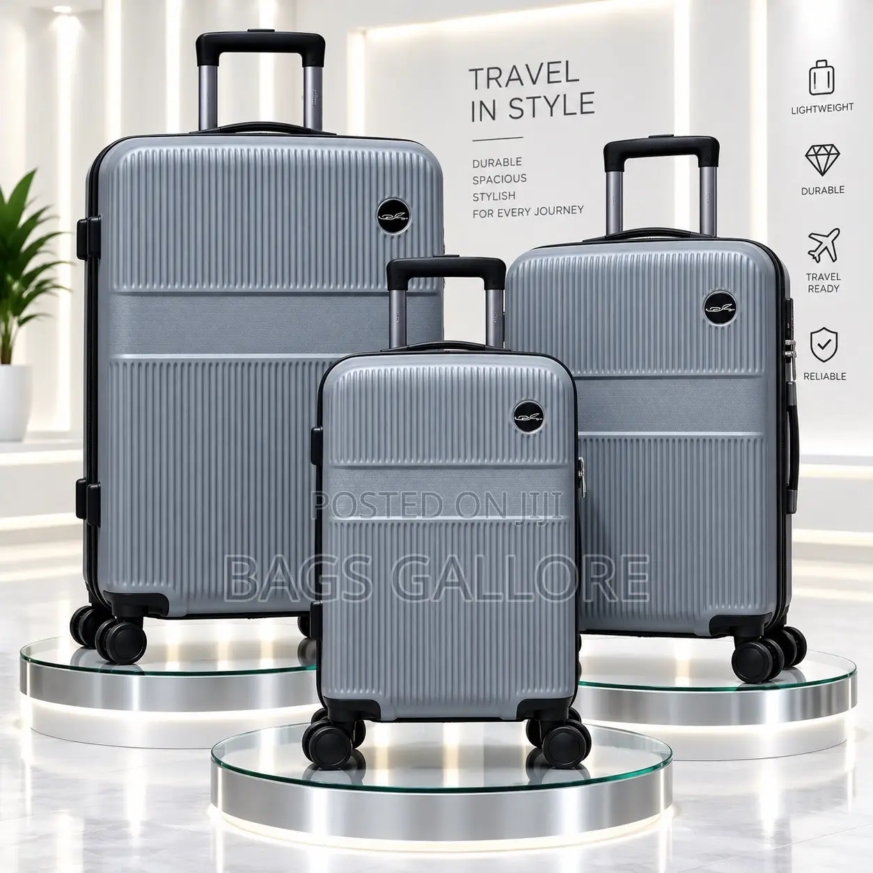 Black Silicon Luggage