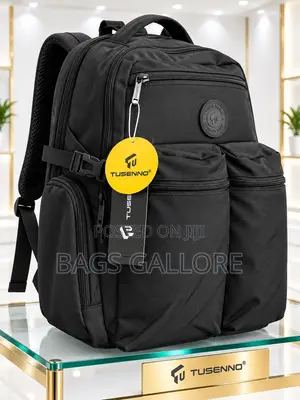 17 Inches Black Backpack