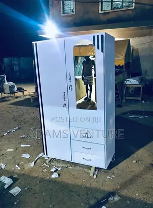 Nice 2in1 White, Black Wardrobe at Affordable Price