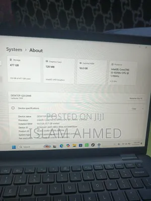 Laptop Dell Latitude 7410 16GB Intel Core i5 SSD 512GB