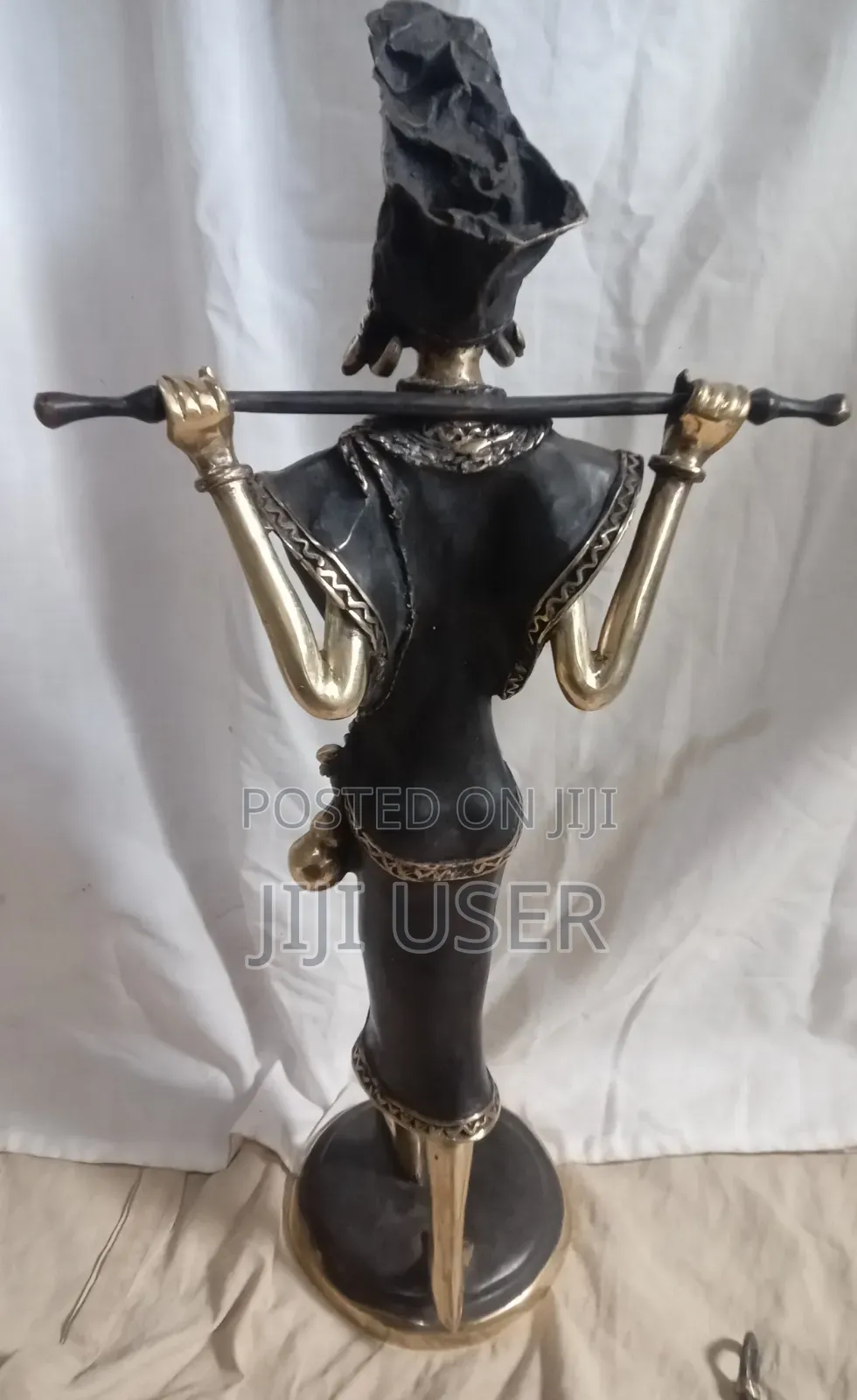 West African Water Carrier. FIgurine From Burkina Faso.