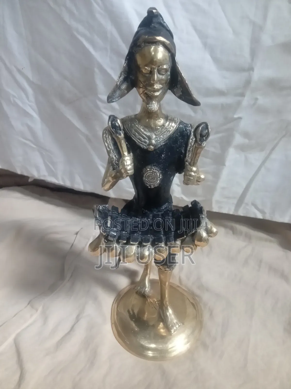 West African Water Carrier. FIgurine From Burkina Faso.