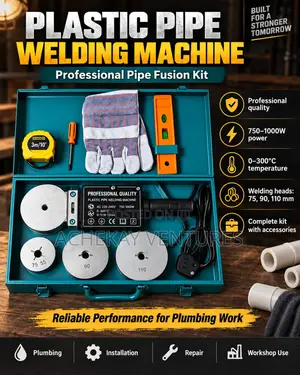 110mm PPR Pipe Welding Machine – Complete Kit