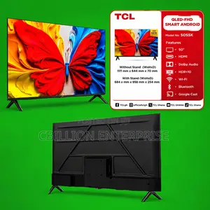 TCL 50s5k Qled FHD Smart TV - Black