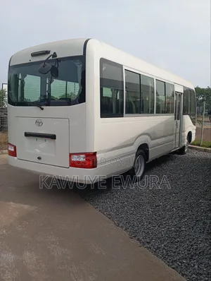 New Toyota Coaster 2025 White