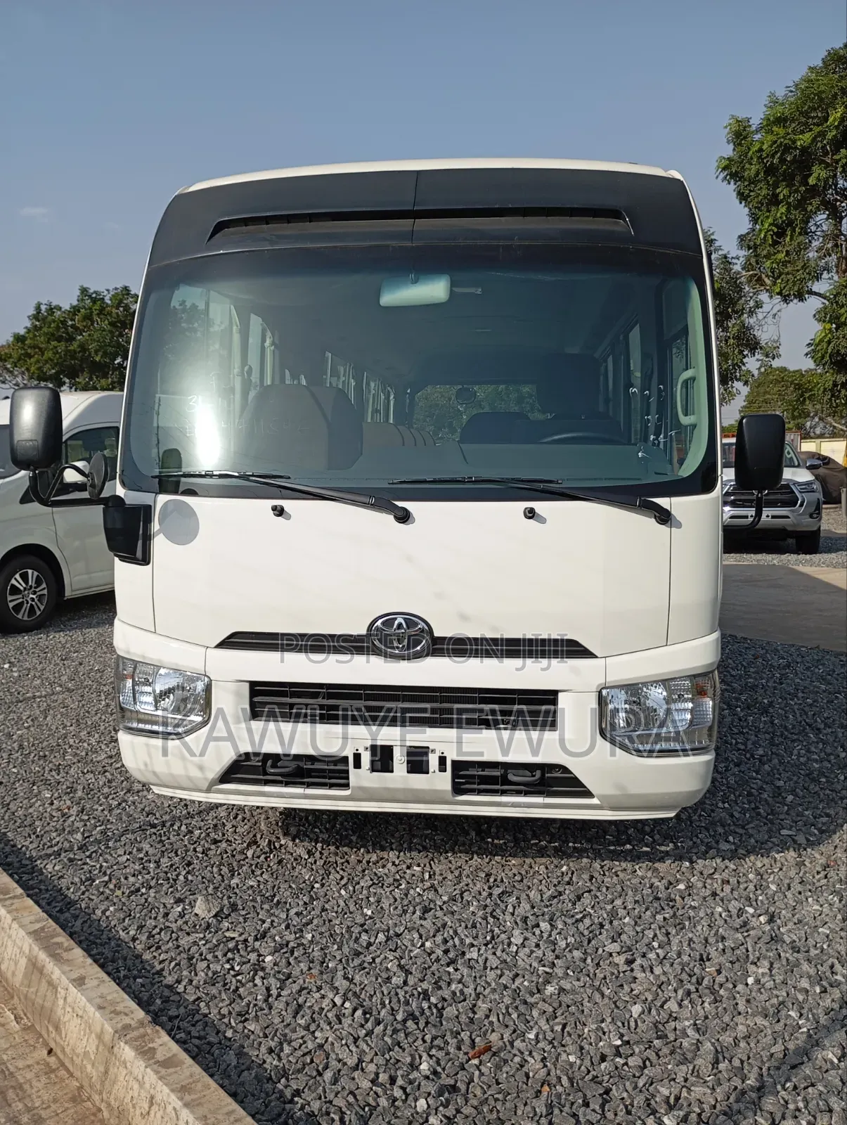 New Toyota Coaster 2025 White