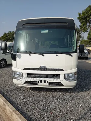 New Toyota Coaster 2025 White