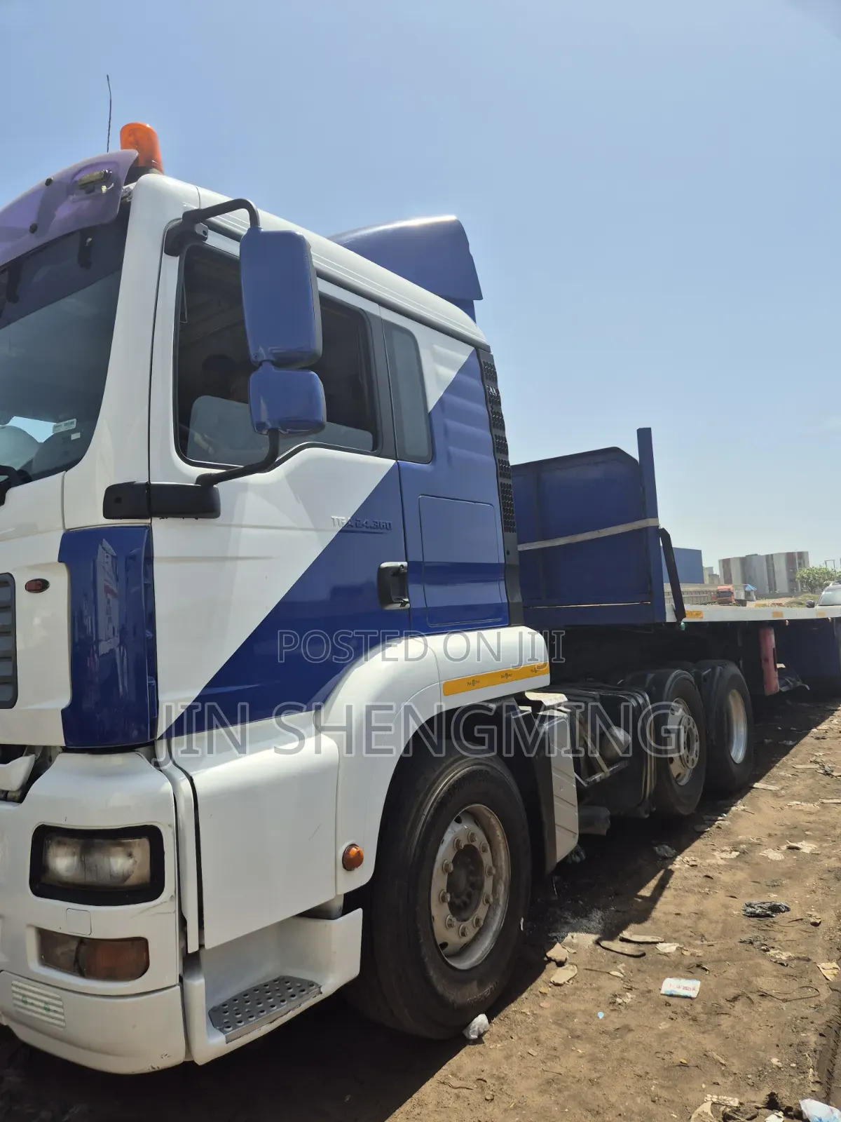 Man Diesel TGA and Trailer