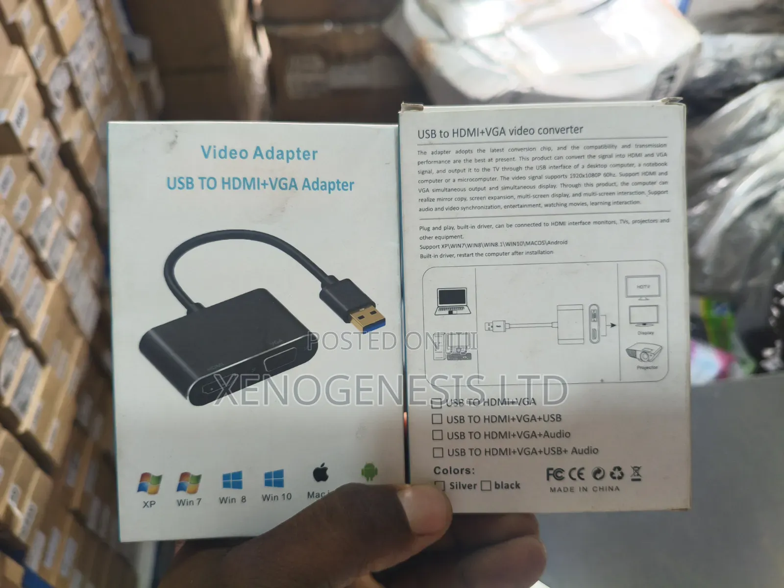 USB to Hdmi Vga Adapter