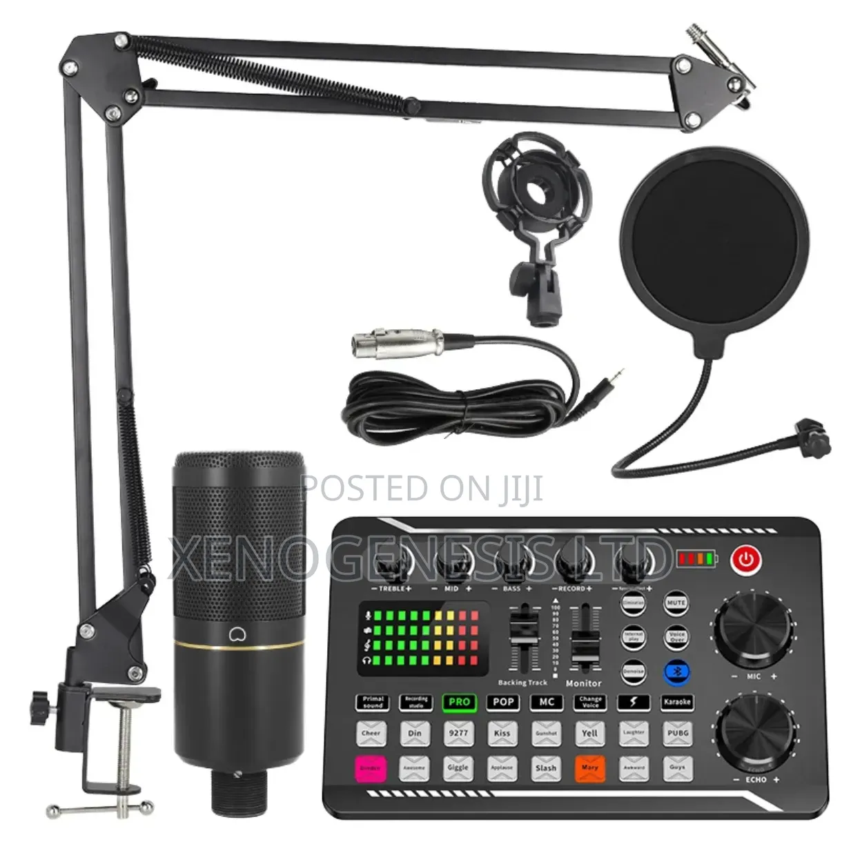 V8 Livestreaming Sound Card With Microphone