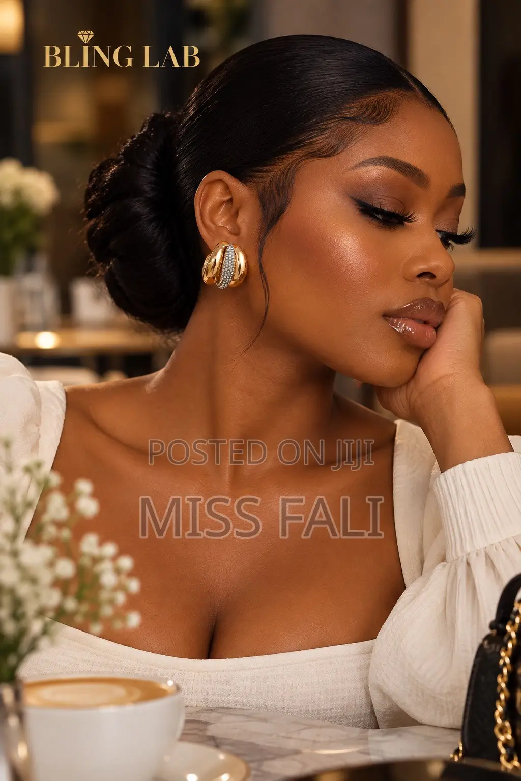 Gilded Embrace Studs