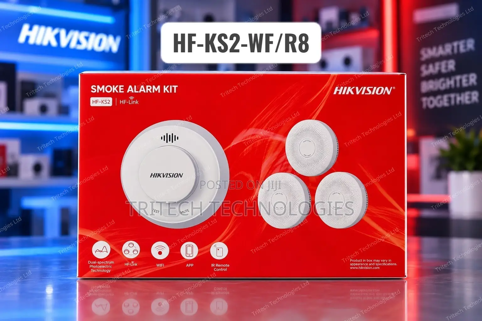 Hikvision Hf-Ks2-Wf Smoke Alarm Kit