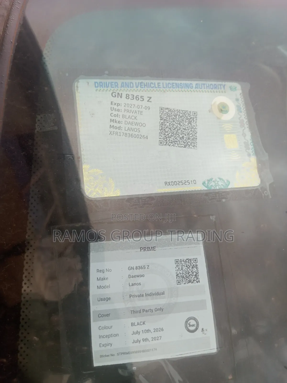 Daewoo Lanos 2002 Black