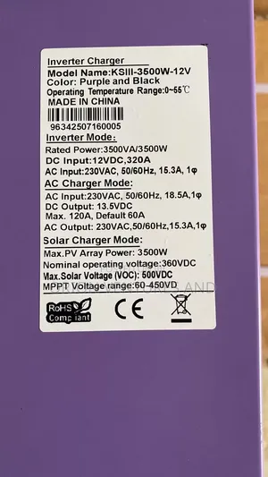 3.5kW 12V Hybrid Inverter (Battery Independent Inverter)