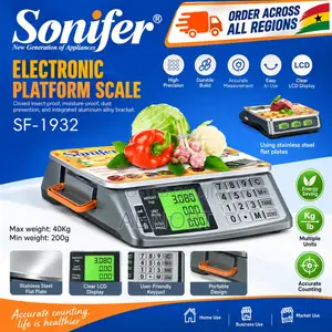 Electronic Platform Scale 40kg – Digital LCD Weighing Scale