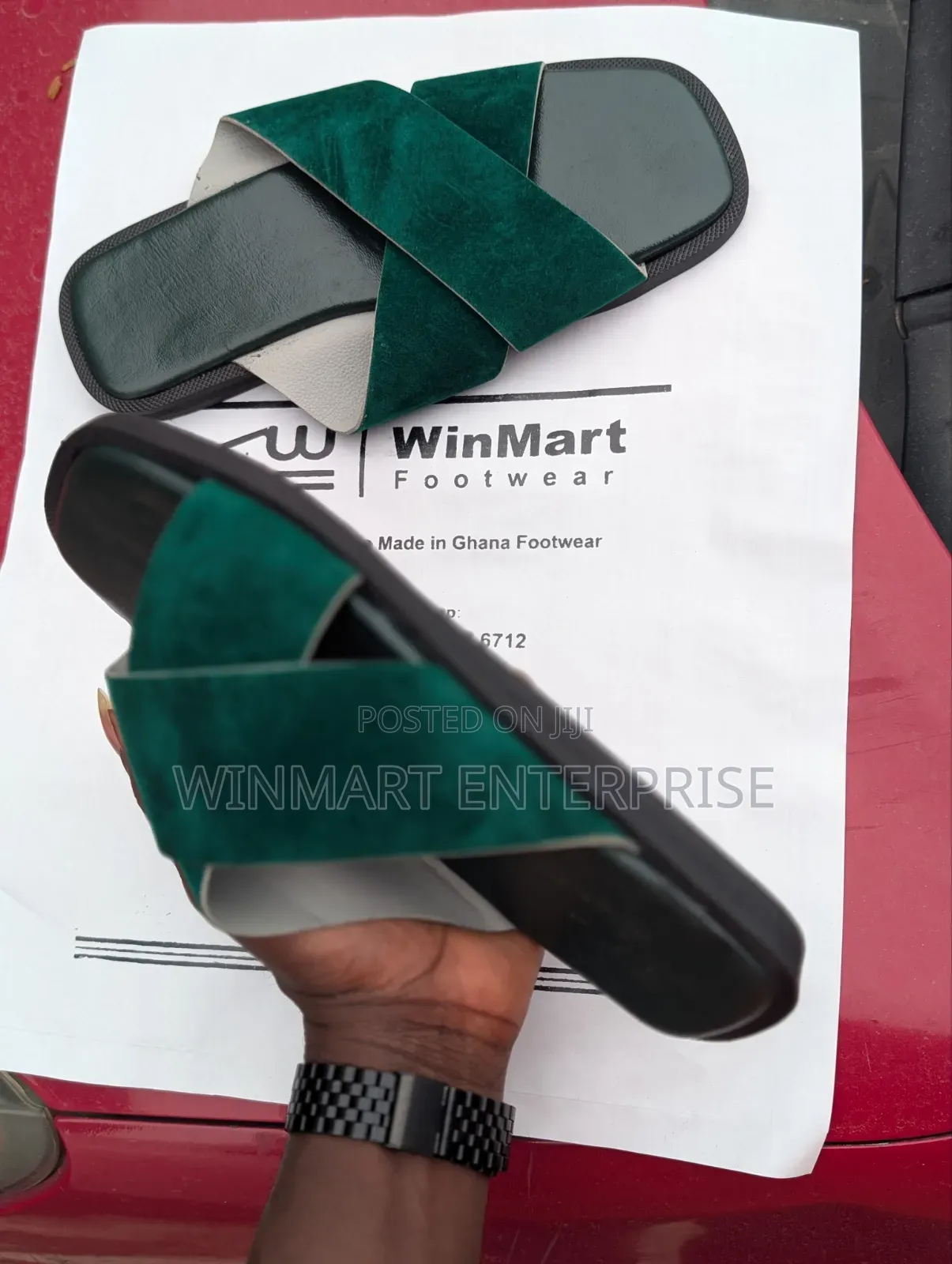 Executive Ghana Made Slippers Slides