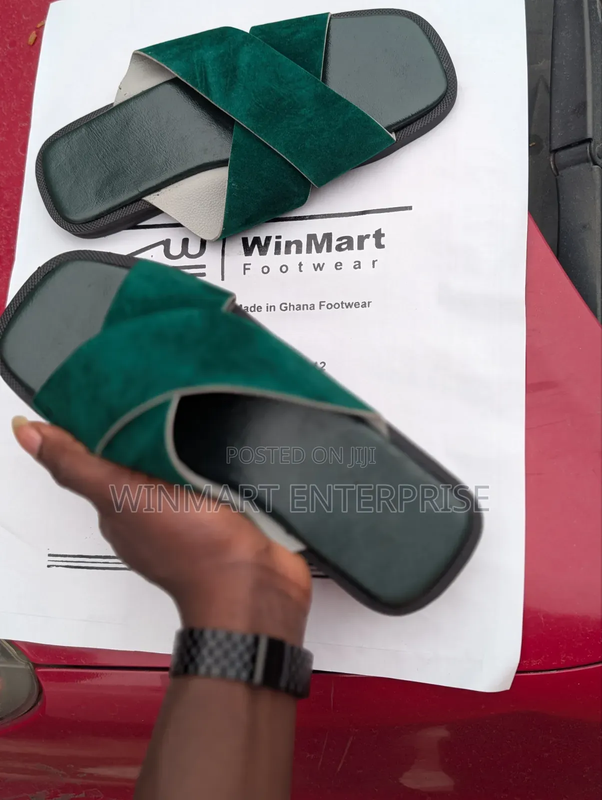Executive Ghana Made Slippers Slides