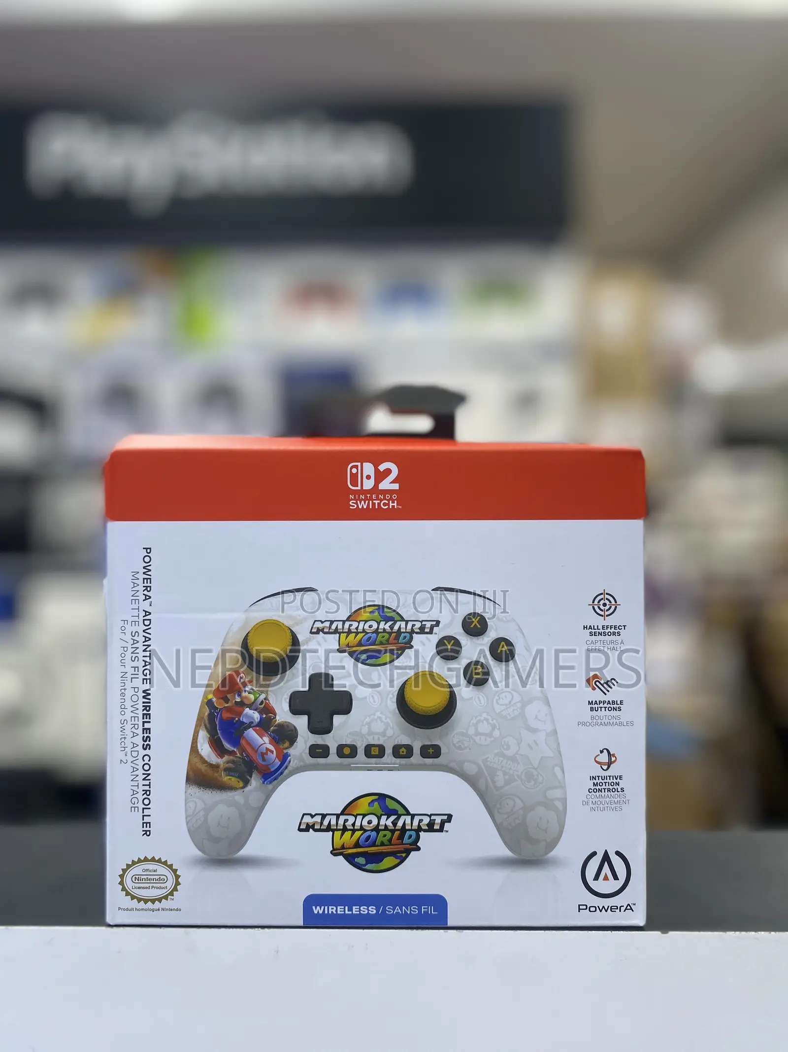 Nintendo Switch 2 Power a Mariokart World Wireless Controller