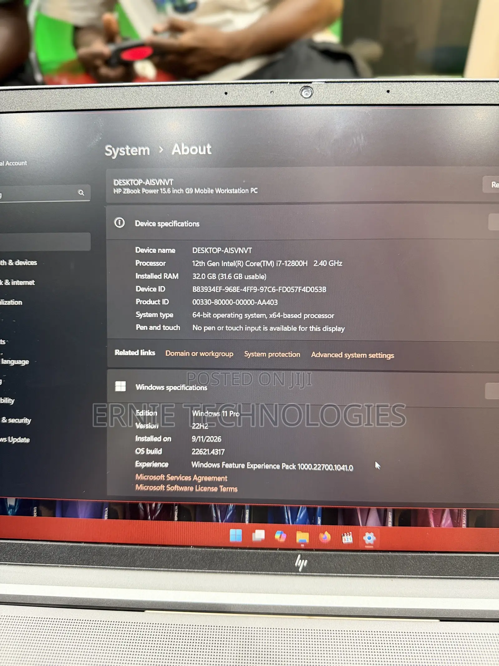 Laptop HP ZBook Power G9 i7 32GB Intel Core i7 SSD 512GB