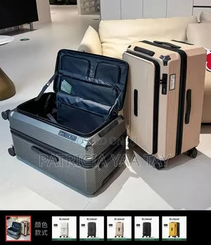 Quality Aluminium Zippless,USB Port Trolley Luggage Bags