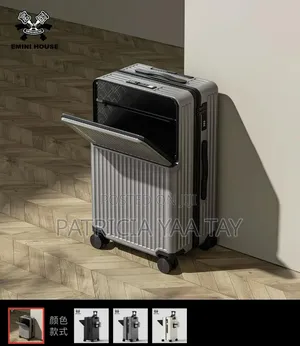 Quality Aluminium Zippless,USB Port Trolley Luggage Bags
