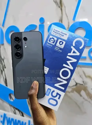 New Tecno Camon 50 Pro 256 GB Black