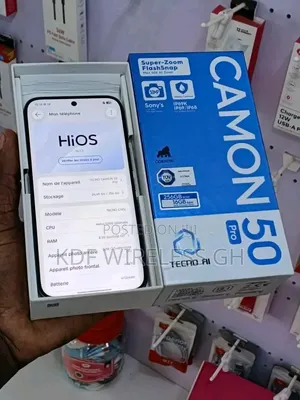 New Tecno Camon 50 Pro 256 GB Silver