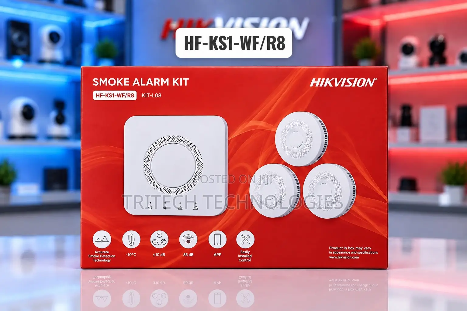 HIKVISION HF-KS1-WFWireless Gateway & Smoke Alarm Kit