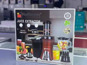 Hoffmans 4-in-1 Juice Extractor Blender, Grinder, Juicer and Chopper