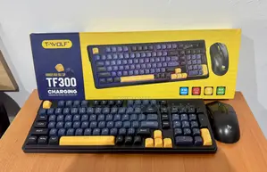 T-Wolf RGB Gaming Wireless Rechargeable Keyboard Mouse - TF300