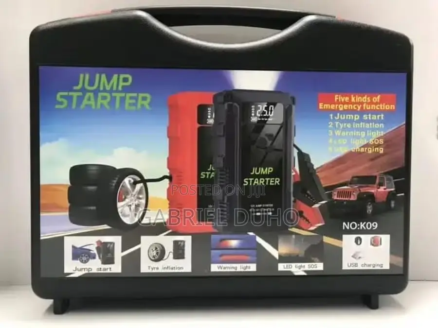 Multi Function Car Jump Stater and Tyre Inflator