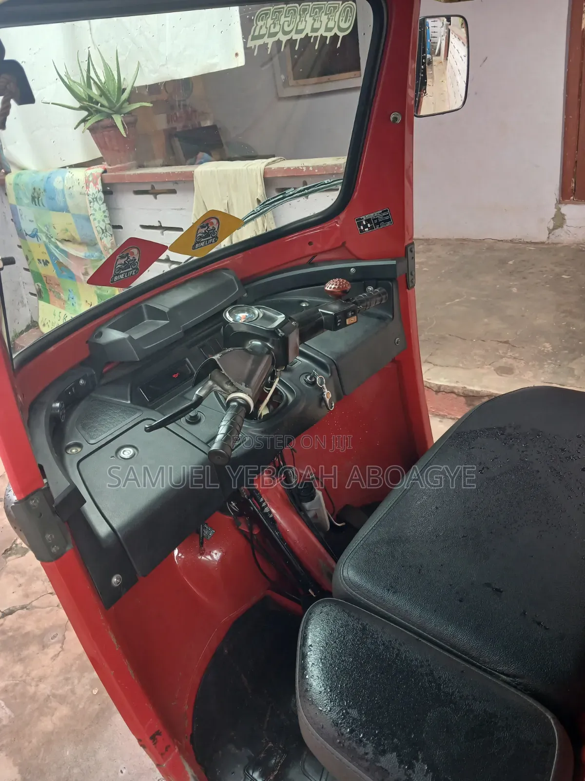 TVS King Deluxe Plus iTouch Start 2025 Red