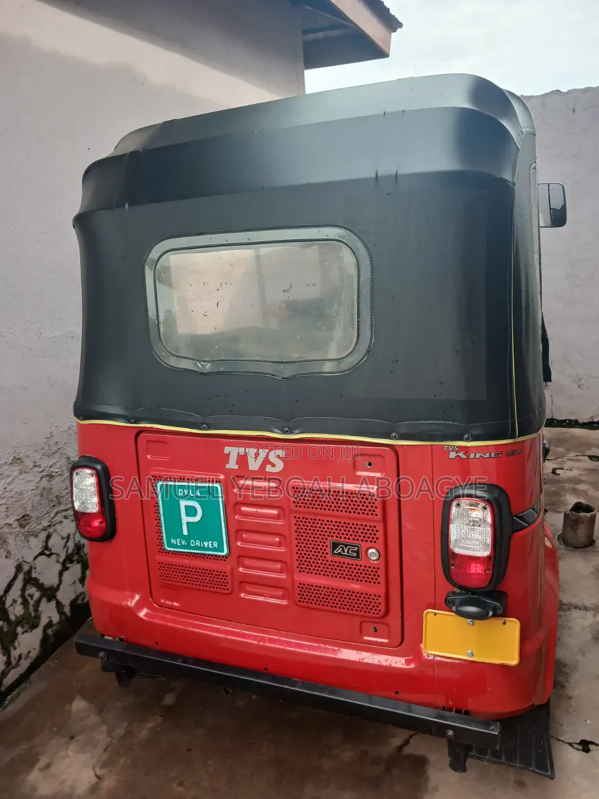 TVS King Deluxe Plus iTouch Start 2025 Red