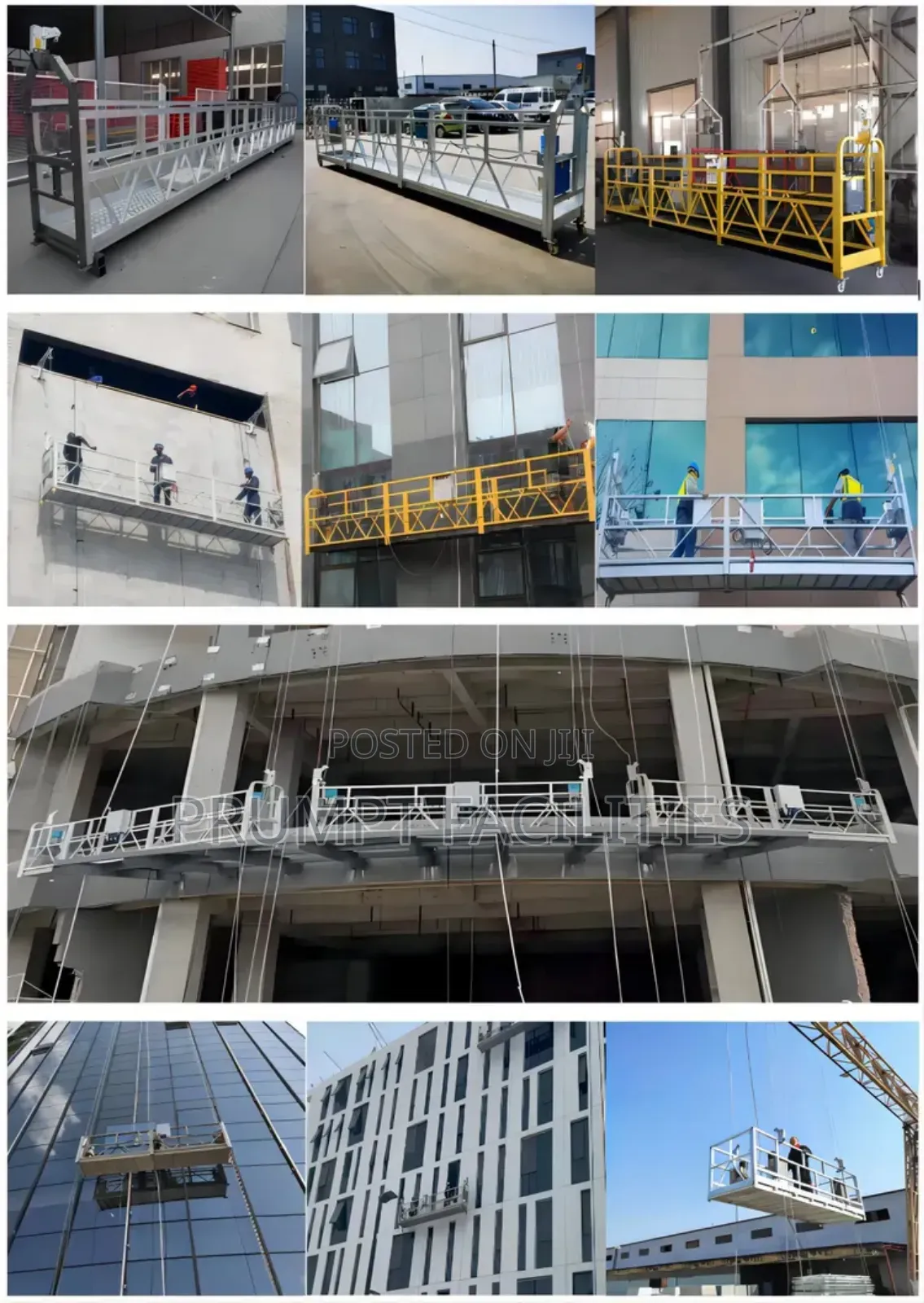 Suspended Platform for Alucubond Works