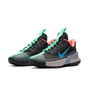 Original Nike LeBron Ambassador 13 Black Green Glow
