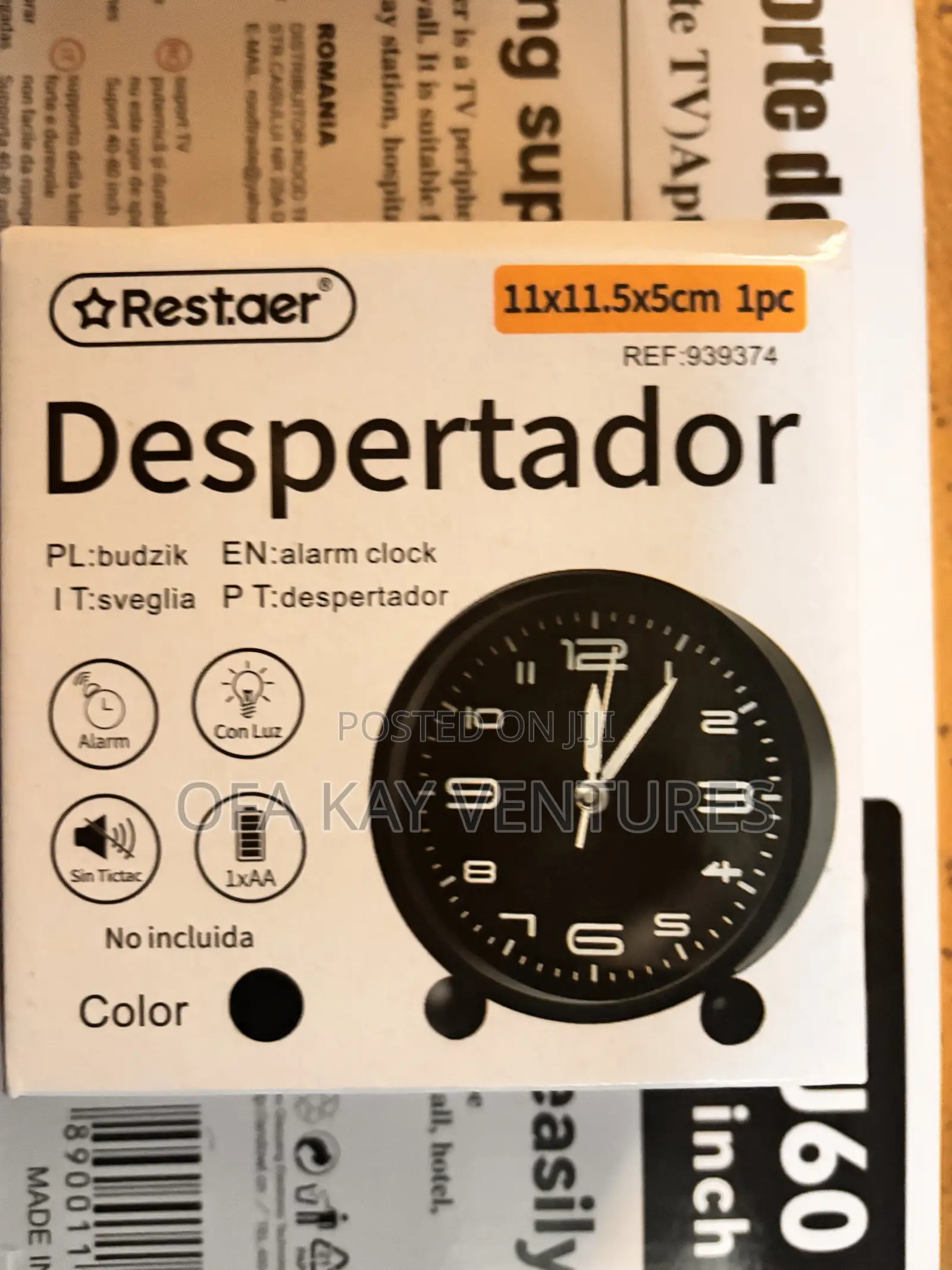 Cute Metal Alarm Clock