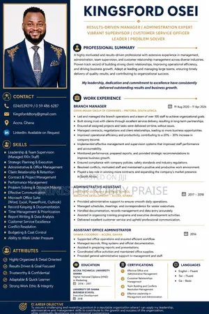Clerical Administrative CV