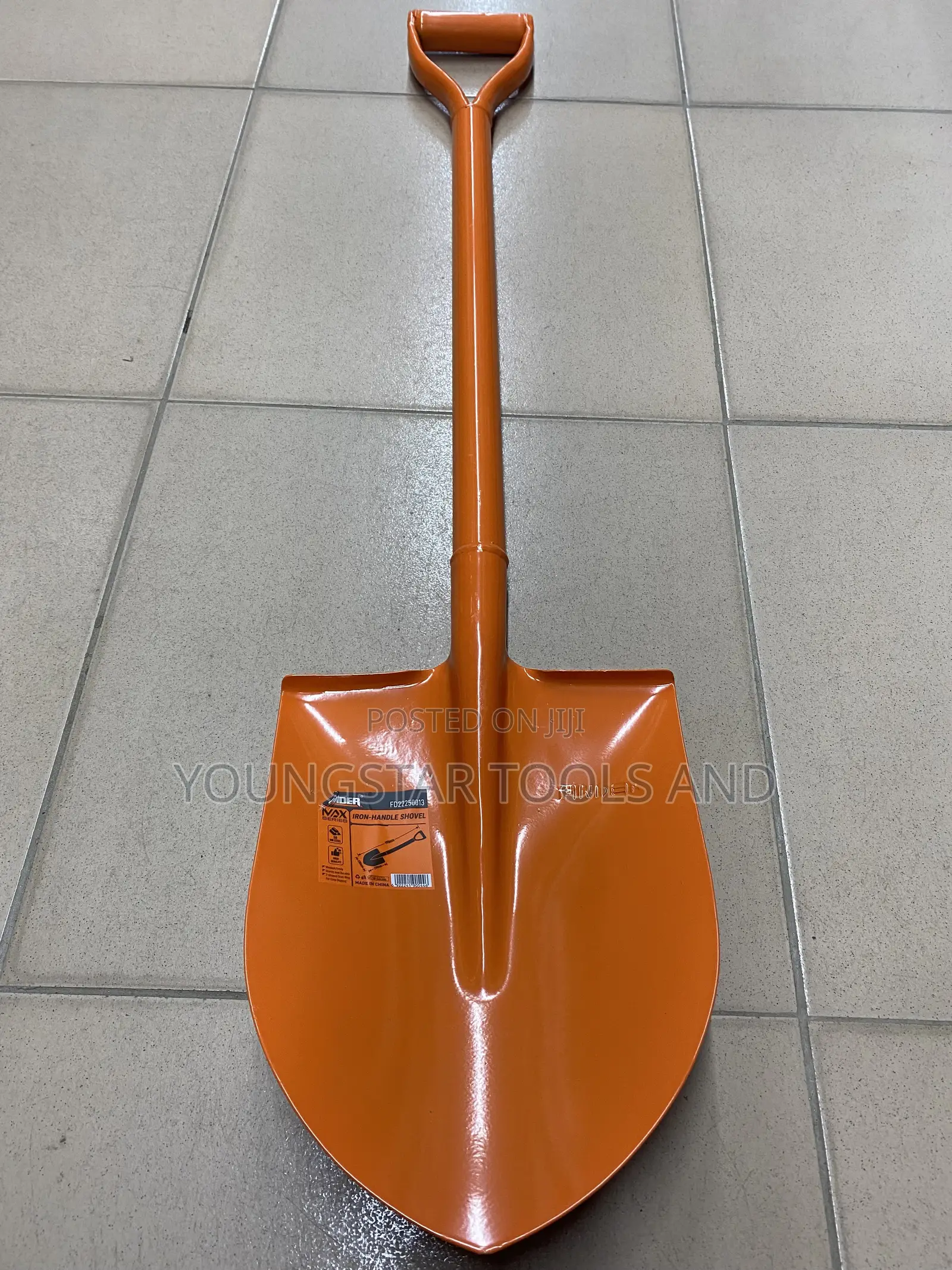 Brand New Heavy Duty All-Metal Round Digging Shovel (Unbreakable)