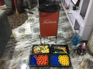 Salon Trolley, With Hand Dryer and Rollers