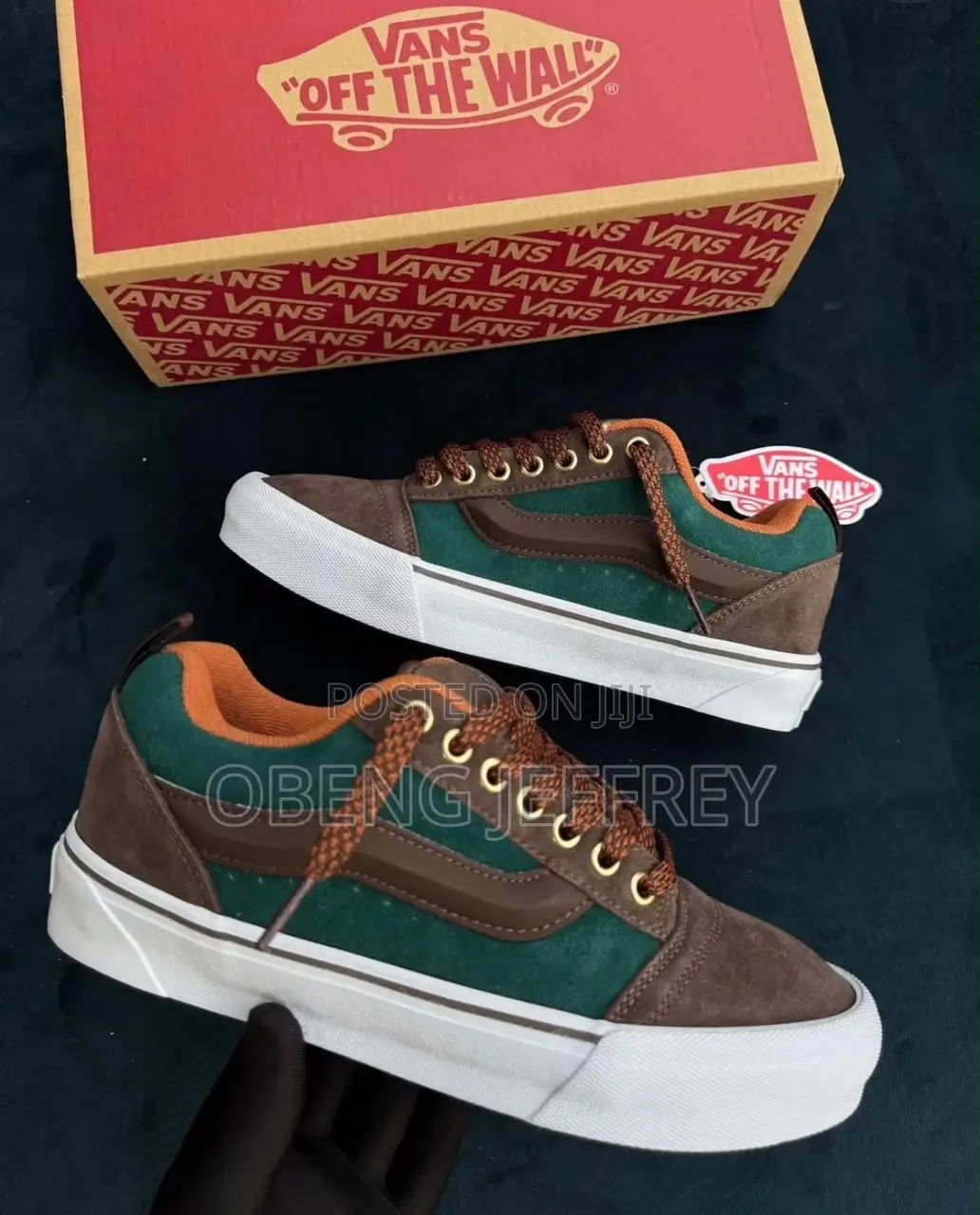 Original Vans Knu Skool Brown/Green