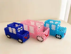 Handmade Bead Car Table Organizer