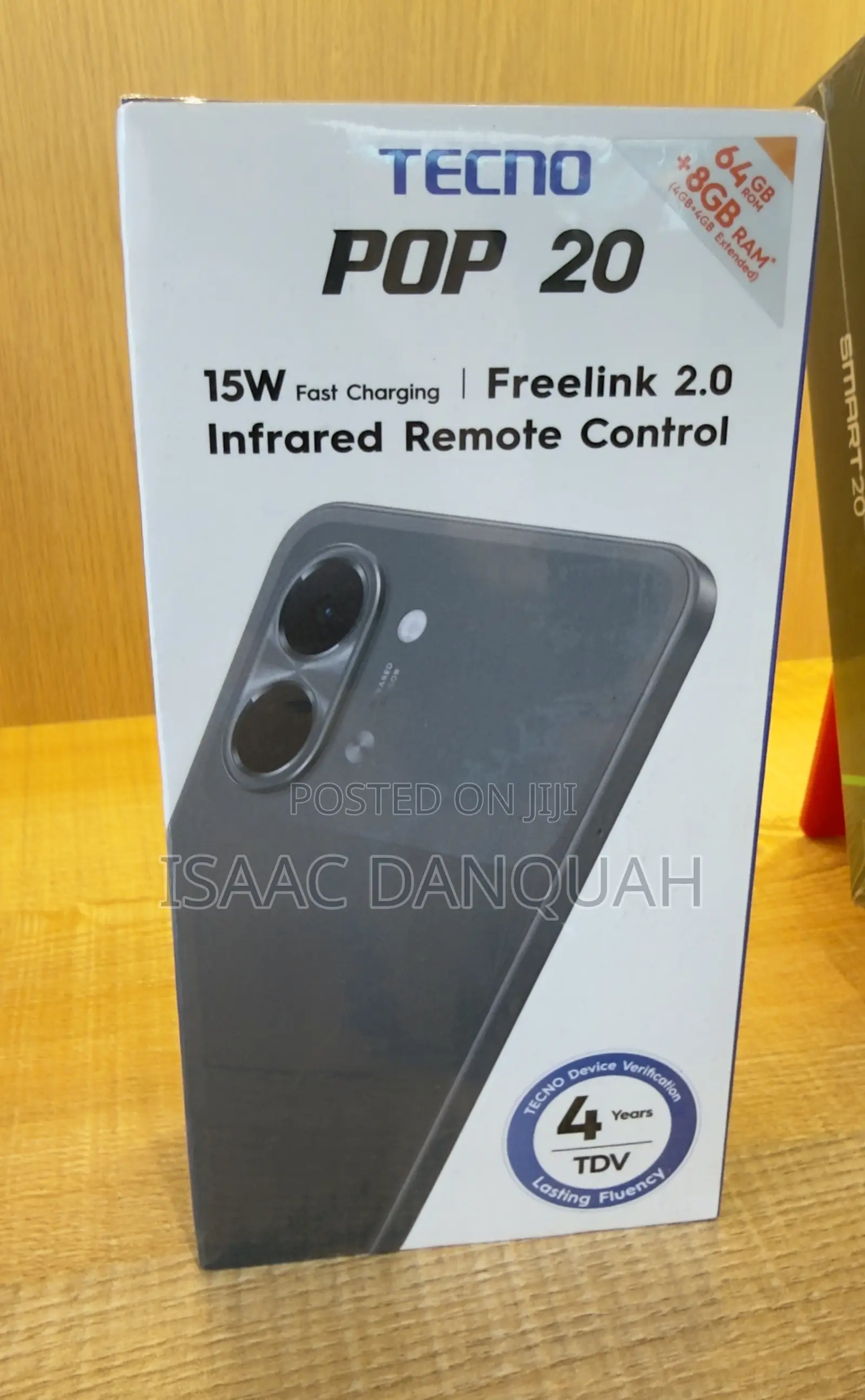New Tecno Pop 20 64 GB Black