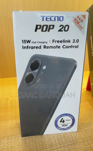 New Tecno Pop 20 64 GB Black